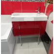 Royo Duo 80 Combination alsó bútor+mosdó+láb, piros