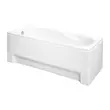 Kép 2/3 - M-Acryl Nora 150x70 egyenes fürdőkád + kádláb, fehér