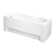 Kép 2/3 - M-Acryl Nora 150x70 egyenes fürdőkád + kádláb, fehér