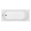 Kép 1/3 - M-Acryl Nora 150x70 egyenes fürdőkád + kádláb, fehér