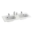 Kép 2/3 - Ravak Chrome 1200 120x49 dupla mosdó, fehér