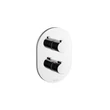 Kép 1/3 - Ravak Chrome CR 063.00 Falba süllyesztett csaptelep, termosztátos, váltóval