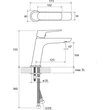 Kép 3/3 - Ravak Classic CL 012.00 Álló mosdócsaptelep leeresztő nélkül