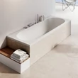 Kép 1/3 - Ravak City 180x80 egyenes fürdőkád + kádláb, fehér