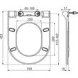 Kép 4/4 - Ravak Uni Chrome Slim WC ülőke