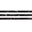 Kép 1/3 - Valore - Carrara Relieve Stripe Albinegro Brillo B.G. 20x60 I.oszt