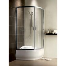 Radaway Premium Plus A 1700 90x90x170 íves zuhanykabin átlátszó üveggel, görgős