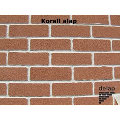 Delap Bontott tégla struktúra Korall alap