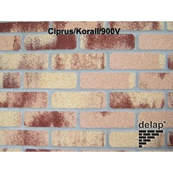 Delap Bontott tégla struktúra Ciprus/Korall/900V