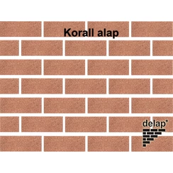 Delap Dísztégla struktúra Korall alap
