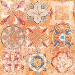 Valore - Flamenco Czerwony Dekor 1 33x33 I.oszt