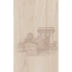 Zalakerámia - Quador F-42070 25x40 dekor I.oszt.