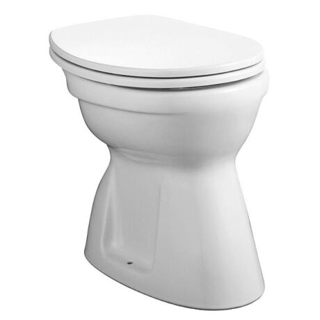 Alföldi Bázis 4037 WC csésze, laposöblítésű, alsó kifolyású, fehér