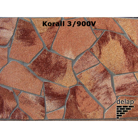 Delap Terméskő struktúra Korall 3/900V