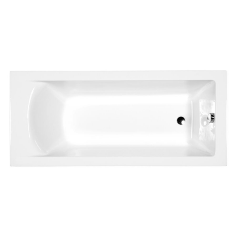 M-Acryl Fresh 160x70 egyenes fürdőkád + kádláb, fehér