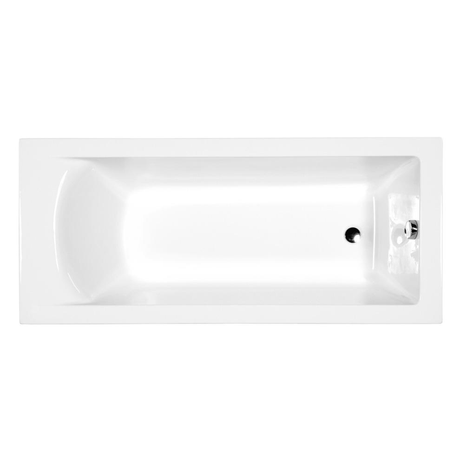 M-Acryl Fresh 160x70 egyenes fürdőkád + kádláb, fehér