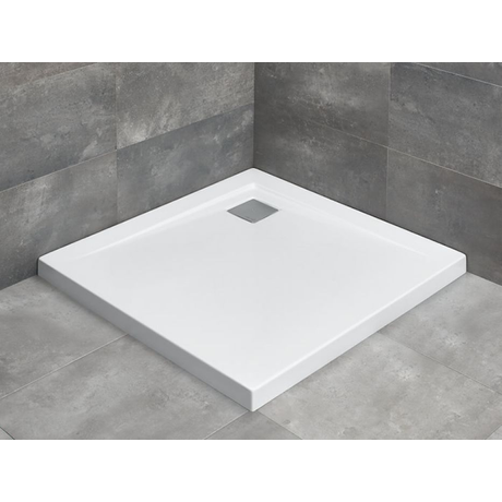 Radaway Argos C 80x80 szögletes lapos zuhanytálca szifonnal