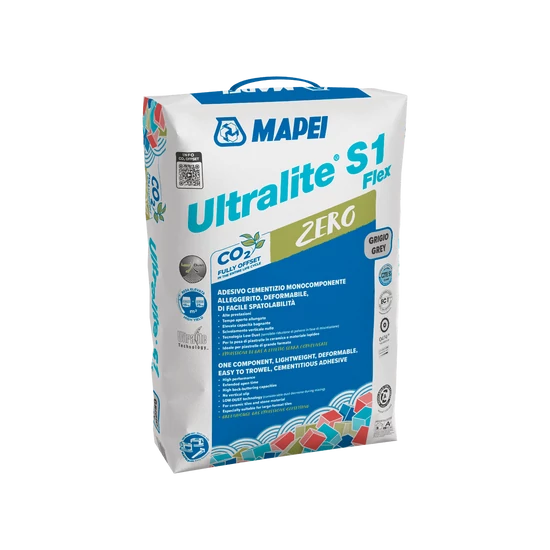 Mapei Ultralite S1 Flex ZERO - szürke 15 kg csemperagasztó