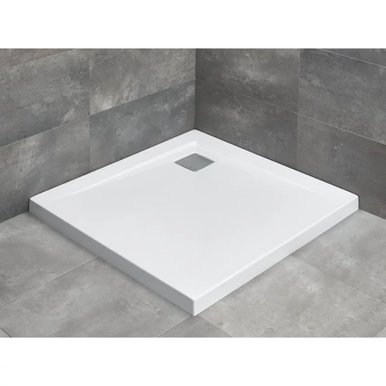 Radaway Argos C 80x80 szögletes lapos zuhanytálca szifonnal
