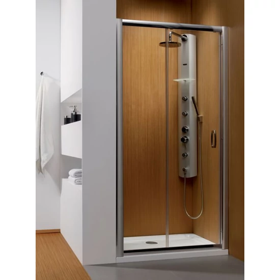 Radaway Premium Plus DWJ 100x190 zuhanykabin tolóajtó átlátszó üveggel