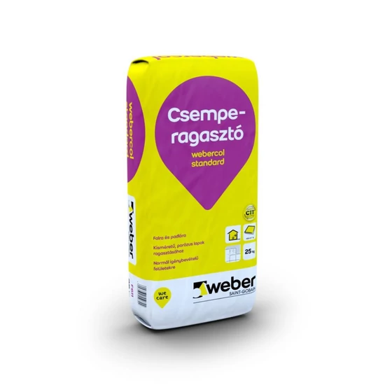 Weber Terranova F611 Weber Col. Standard csempe és burkolólap ragasztó, 25kg