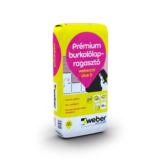 Weber Terranova F622 Weber Col. Plus D flexibilis csempe és burkolólap ragasztó, 25kg